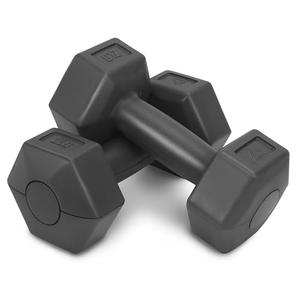 4lb Pair Hex Dumbbells, 2lb Each, Hex Shape for Stability, Compact for Easy Portability, Dumbbell Set for Strength Training, Cardio, Walking, and More, Great for All Fitness Levels