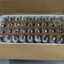 48 Pack 1/2oz Black Glass Dropper Bottles, Eye Dropper Bottles with Glass Droppers for Essential Oils, Perfumes(15ml, Black)-Maybe 15ml CLear