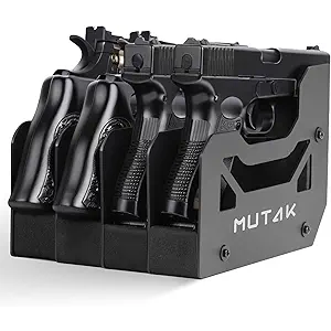 Soft Foam Pistol Rack for Gun Safe, Gun Cabinet, Durable Handgun Stand Organizer Accessories with Gun Slots, Compatible with Size Firearm, Revolver Pistols Holder
