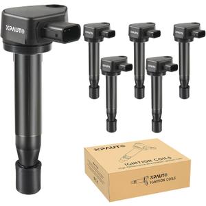 Ignition Coil Pack Compatible with V6 00-07 Honda Accord Odyssey LX EX, 2000-2008 Acura TL, 01-03 Acura CL, 05-08 RL, 2000 2001 2002 2003 2004 2005 2006 2007 2008, 3.0 3.2 3.5, UF242 90919-02247, 6pc