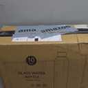 Sursip 24oz Glass Water Bottle Set of 10, Leak Proof Clear glass juice bottle for juicing, Reusable Drinking Bottles with Stainless Steel Lid, Beverage Storage Containers for Refrigerator-BPA Free