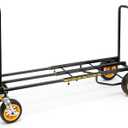 Rock-N-Roller R18RT (Mega Plus) 8-in-1 Folding Multi-Cart/Hand Truck/Dolly/Platform Cart/42" to 60" Telescoping Frame/700 lbs. Load Capacity, Black