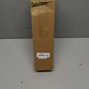 13.5 inch Straw Holder for Standard & Long Bended Size Drinking Straws, Acrylic Plastic Straw Dispenser with Lid, Black, Heavy Duty, 1 Piece