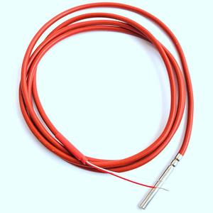 2-Wire PT1000 Temperature Sensor Thermistor Silicone Coated 1.5 Meter Probe 45 mm x 5 mm 50-180 Celsius Resistance Thermometer