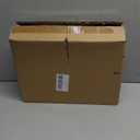 Gadhra Broom with Dustpan Combo Set, 51” Broom and Dustpan Set,Broom and Dustpan with Long Handle for Indoor & Outdoor Sweeping（White & Orange）