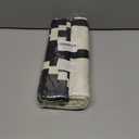 Set of 4Throw Pillow Covers Decorative 20x20 Inch for Couch, Large Black and White Square Outdoor Accent Pillows Cover Case for Bed Cushion and Living Room Farmhouse Decoration (Black0150)