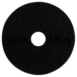 3M Low-Speed Stripper Floor Pad 7200, 19" Diameter, Black (Case of 5)