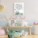 Christian Nursery Wall Art Mountain Pictures Baby Boy Decor 16x24 Inch