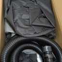 GEVEELIFE Drywall Sander, 880W 7.33A Electric Drywall Sander with Vacuum Dust Collector, 5 Variable Speed 1000-2100RPM, LED Light, Foldable & Extendable Handle, 12 Sanding Discs