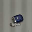 Mini Electric Shaver - USB C Fast Charge Portable Small Shavers for Men | Women - Dual Head Pocket Shaver Washable Travel Electric Razor & Powerful Wet and Dry Mini Razor - Easy One Button Use (Blue)