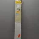 Cordless Light Filtering Mini Blind - 35 Inch Width, 48 Inch Length, 1" Slat Size - Pearl White - Cordless GII Morningstar Horizontal Windows Blinds for Interior by Achim Home Decor