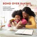 Bakers Recipe Book to Write in Your Own Recipes & Record Details - Bread Making Recipe Journal for Own Recipes - Gifts for Bread Bakers - Soft Vegan Leather Recipe Book - 128 Pages - Gold