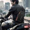 Sling Bag for Men | Anti-theft Crossbody Bag - Crossbody Shoulder Chest Bag | Anti-Theft, USB, Waterproof