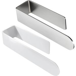 Taozun Hand Towel Holder/Taozun White Towel Rack, Self Adhesive Hand Towel Holder Towel Ring, Stainless Steel Towel Bar for Bathroom or Kitchen Wall