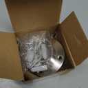 FIRJOY 2Pcs Heavy Duty Stainless Steel Closet Rod Bracket Holder (Silver, 1-1/2")