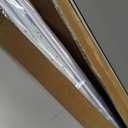 LazBlinds No Drill Blinds for Indoor Windows, Cordless 1" Vinyl Mini Blinds, Privacy S-Curve Blinds for Windows, Room Darkening Horizontal Window Blinds and Shades for Home, 33" W x 48" H, White