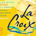 La Croix, Water Sparkling Lemon, 12 Fl Oz, 12 Pack