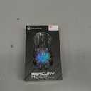 GravaStar Mercury M2 Wireless Gaming Mouse with 26,000 DPI, PAW3395DM Sensor -79g Lightweight Hollowed-Out Design -5 Programmable Buttons -5 Dynamic Lightsync RGB - Transparent Black
