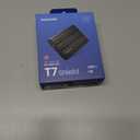 SAMSUNG T7 Shield 1TB, up to 1050MB/s, USB 3.2 Gen2, Rugged, IP65 Rated, for Photographers, Content Creators and Gaming, Portable External Solid State Drive (MU-PE1T0S/AM, 2022), Black