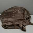 Bedsure GentleSoft Fleece Blankets Queen Size Brown - Bed Blanket Soft Lightweight Plush Fuzzy Cozy Luxury Microfiber, 90x90 inches