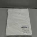 8.5x11 Linen Cardstock Textured Paper White, Goefun 100lb Heavy Duty Linen Letter Paper, Thick Card Stock White Printable for Invitations, Resume, Letter, Cardmaking, 100 Pack