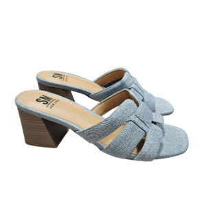 SM NEW YORK WOMEN'S SHOES BLUE 7.5 SIZE