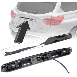 90810-9PG0A Rear Tailgate Chrome Handle Garnish Finisher Molding Compatible with 2013-2019 Nissan Pathfinder,Rear Liftgate Handle Replace# 90810-3KA0A