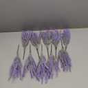 10 Bundles Fake Flowers Artificial Lavender Faux Plastic Plants Purple Flowers for Home Decor Wedding Kitchen Garden Patio Porch Window Box Office Table Centerpieces Indoor Outdoor Decorations