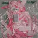 40Pcs Pink Bow Wall Decor, DIY Bow Photo Backdrop, Ribbon Bows Garland, Pink Bows Party Decor for Women Girls Birthday, Baby Shower, Bachelorette Wedding Party, Room Bedroom Valentines Day Decor