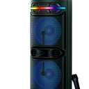 AudioBox Powerful Bluetooth Party Speaker  High Power Bass, 200W RMS, LED Lights, FM Radio, Wireless Mic, Rechargeable & Portable