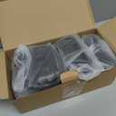 Accessories Bundle for Nintendo Switch 2, 16-in-1: Carrying Case, 2 Screen Protectors, Steering Wheel, Grip for Joycon Controller, Dockable Console Protective Cover Shell, etc. 2025 Switch2 Game Kit (Black (No Controller))