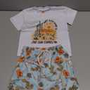 Western Toddler Baby Boy Clothes Short Sleeve T Shirt Elastic Waist Shorts Set Cowboy Outfit Summer Clothing, 12-18