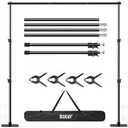 Amazon.com : Backdrop Stand, 107ft Background Stand Backdrop Frame Banner Stand with Metal Flat Base, Multi-Purpose Stand for Party, Wedding Decoration, Photography : Electronics