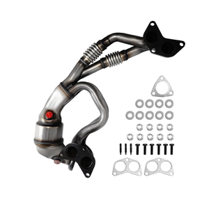 674864 Catalytic Converter Kit Replacement for Subaru Forester 2006-2010, Impreza 2006-2011, Legacy Outback 2006-2012, Saab 9-2X 2006 H4 2.5L, EPA Compliant, OE# 0961856,642803,16564
