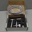 Handheld Toilet Bidet Sprayer for Toilet-Adjustable Water Pressure Control with Bidet Hose for Feminine Wash, Stainless Steel Brushed Nickel Cloth Diaper for Baby Wash (Stainless Steel, 1)