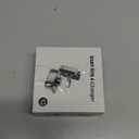 Ring Charger Compatible with Ou-ra Ring4, Fast Charge for Ou-ra Ring Gen 4 of Size 10, Charging Dock with USB-C Cable (Silver)