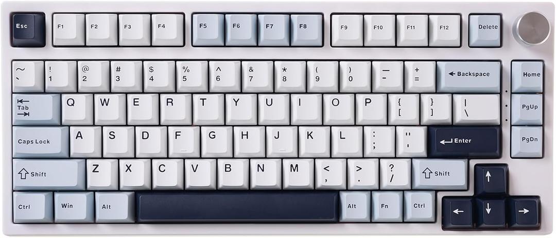 GK GAMAKAY TK75 HE Rapid Trigger Wireless Gaming Keyboard Hall Effect Hot-swap Magnetic Switch, Snap Tap, 81 Keys Bluetooth/2.4GHz/Wired 75% RGB Esports Gaming Keyboard (Magnetic Phoenix Switch)