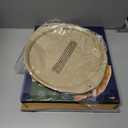 Pizza Pan - 14 Inch Nonstick Pizza Pan for Oven with Widen Handles for Cooking, Baking, and Grilling - Durable, Even Heating, Long-Lasting Kitchen Cookware (1, Beige)