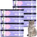 Premium Cat Litter Refill Bags, 28 ft  8-Pack  Fits Most Genie-Style Cat Litter Disposal Systems (Standard, Plus, XL)  Up to 8 Months for Single-Homes (Black)