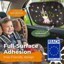 CARAMAZ Car Window Shade for Baby with Certified UV-Protection 2 Pack - 20"x12"