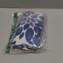 CXMEIFLY Navy Blue Black Pillow Covers 18x18 Inch Set of 2 Dahlia Floral Decor Throw Pillows Summer Modern Geometry Flower Outdoor Decorative Cushion Cases for Sofa Couch Bed Decoration