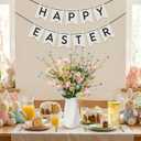 6 Pcs Easter Egg Picks 17.5 Inch Easter Floral Picks and Sprays for Easter Trees and Branches, Berry Stems for Vase, Spring Floral Picks, Easter Centerpiece and Decor,Spring Stems for Vases