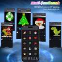 Christmas LED Curtain Lights DIY LED Decorations Outdoor Smart String Lights 540 LEDs, Christmas DIY Lighting Modes Decorative Curtain Lights for Yard, Patio, Party Wedding Yard Home 6.5FT*5FT