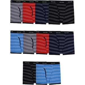 Fruit of the Loom Boys' and Toddler Boxer Briefs, Tag Free & Breathable Underwear, Assorted Color Multipacks (Large)