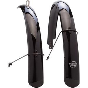 Planet Bike Full Circle Recycled Plastic Fender Set (26" x 60mm Blade Fits Max Tire of 26" x 1.9")