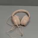 Kids Headphones with Cord-3.5mm Jack 85/94dB Safe Volume Control Built-in Microphone On-Ear Headphones for Kids/Teens/Girls/School/Travel/3.5mm Devices(Beige)