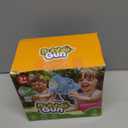 Kids Bubble Gun 2 Pack Dino Bubble Machine Gun for Toddlers with 4 Solutions Easter Basket Stuffers Automatic 13-Hole Bubbles for Kids Blower Maker Valentines Gift Party Outdoor Toys for Boys Girls (Blue+green)