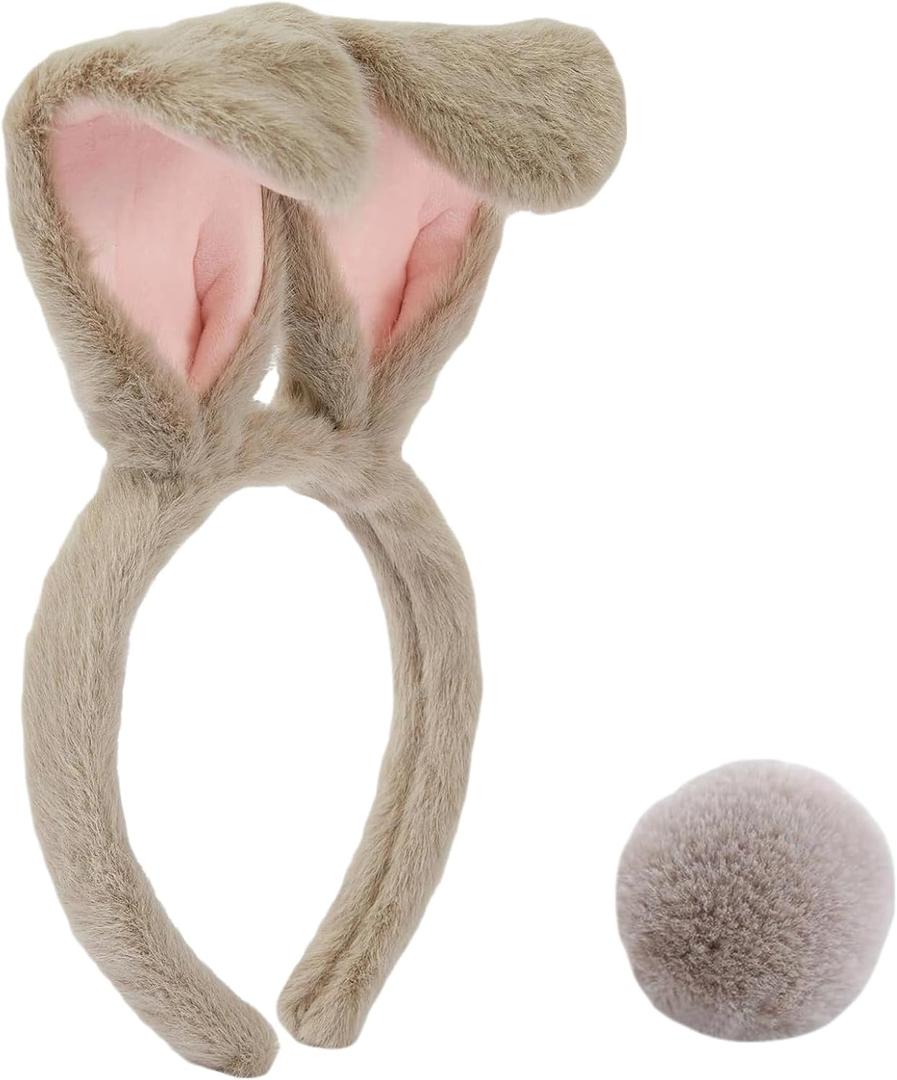 Easter Bunny Ears Headband,Easter Headband Rabbit Costumes Accessories,Suitable Plush Headbands for Rabbit Role-Playing