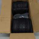 Hycline 26x2.125 Cruiser Bike Tires Set: 2-Pack 26-inch Premium Butyl Rubber High-Performance Folding Replacement Bicycle Tires for Beach Cruiser and Urban Commuting Bicycle (Black)