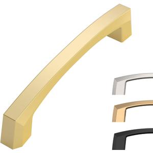 AOOTOCH 10 Pack 4 Inch Cabinet Handles - Gold Drawer Pulls & Kitchen Cabinet Hardware